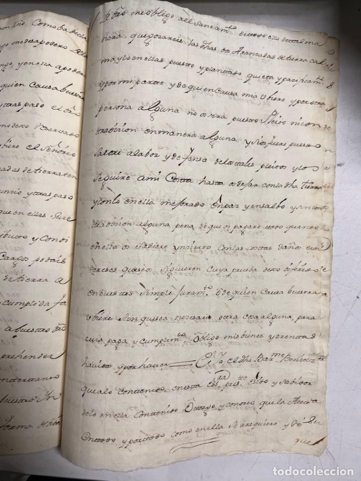 Manuscritos antiguos: ESPARTINAS, 1640. ESCRITURAS. VER/LEER. - Foto 9