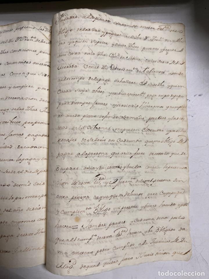 Manuscritos antiguos: ESPARTINAS, 1640. ESCRITURAS. VER/LEER. - Foto 11