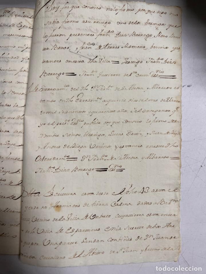 Manuscritos antiguos: ESPARTINAS, 1640. ESCRITURAS. VER/LEER. - Foto 13