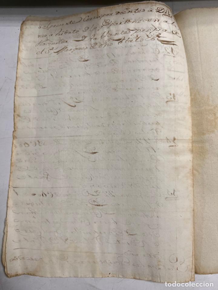 Manuscritos antiguos: ESPARTINAS, 1639. DONACIONES DE TRIBUTOS. VER/LEER - Foto 5