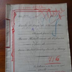 Manuscritos antiguos: MADRID, CARTA DE PAGO MATILDE GOSALVEZ, 1928, HOTEL, JARDÍN, C/ GOYA 34, 1928, RECIBOS VARIOS. Lote 303871983