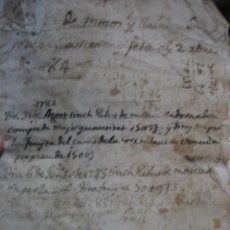 Manuscritos antiguos: ANTIGUO LIBRO DE CUENTAS . MANUSCRITO - AÑO 1784 ALQUILER AÑADA EN CATALÀ. Lote 309428748