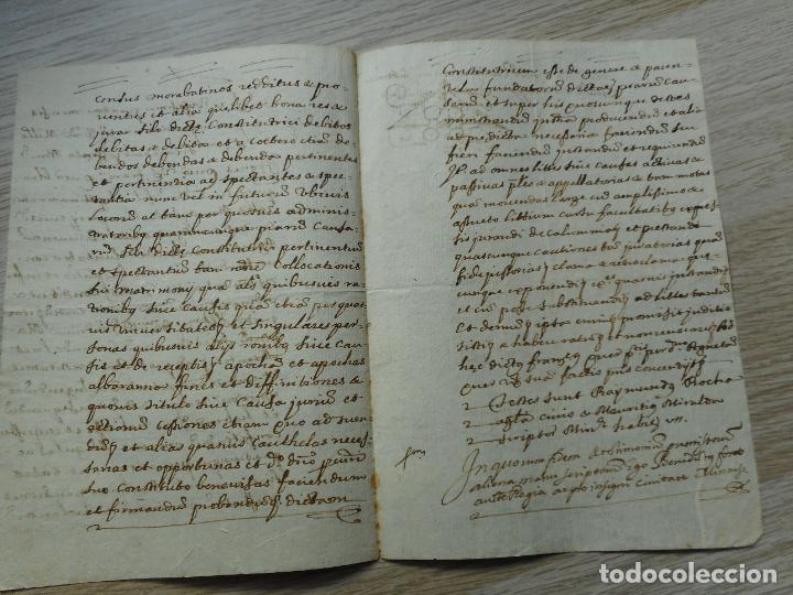Manuscritos antiguos: ANTIGUO MANUSCRITO. APELLIDO BLANQUER O BLAQUERY. 1606 - Foto 4