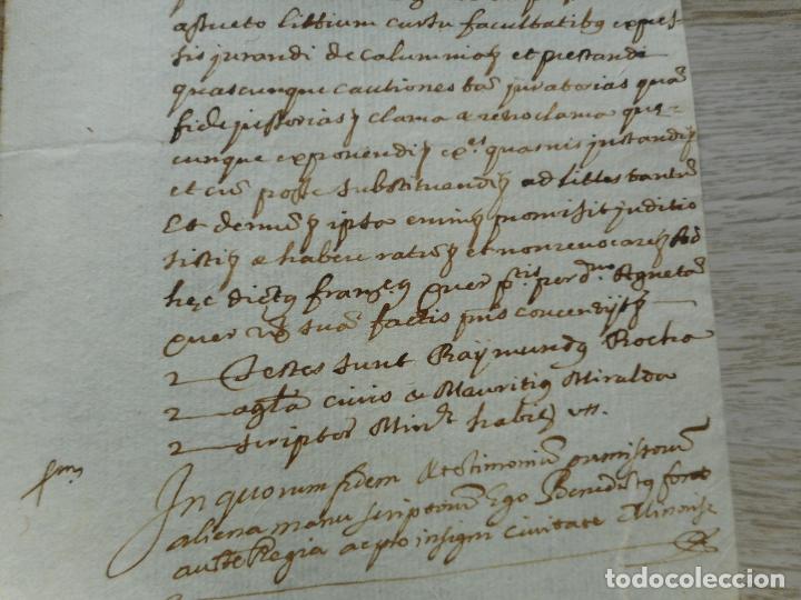 Manuscritos antiguos: ANTIGUO MANUSCRITO. APELLIDO BLANQUER O BLAQUERY. 1606 - Foto 6