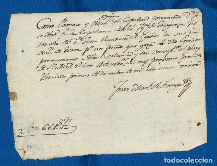 Manuscritos antiguos: Manuscrito. 1830