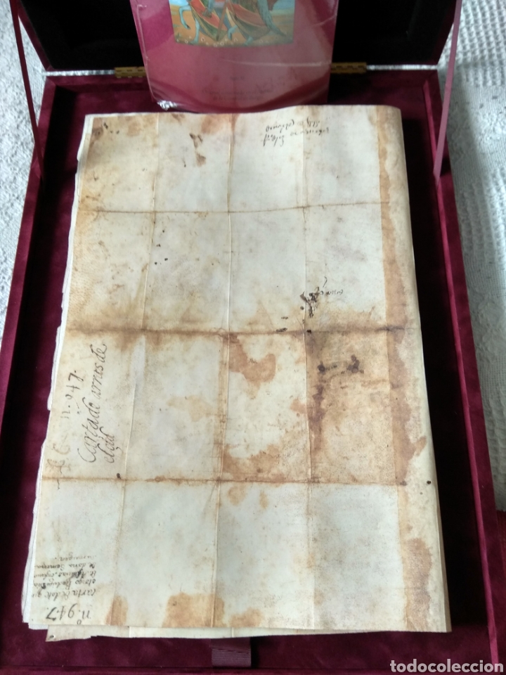 Manuscritos antiguos: Carta de Arras del Cid - Foto 2