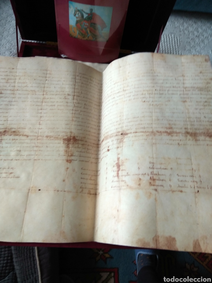 Manuscritos antiguos: Carta de Arras del Cid - Foto 3