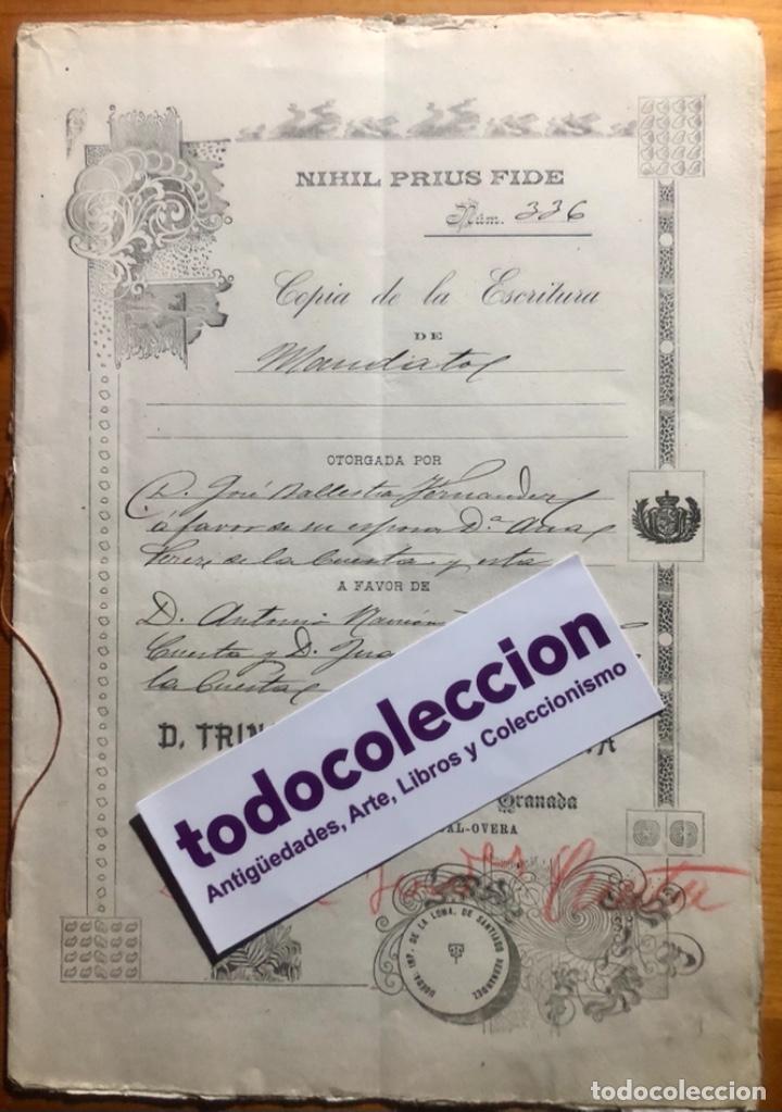 Manuscritos antiguos: HUERCAL OVERA- ALMERIA- MANUSCRITO 1901 - Foto 1