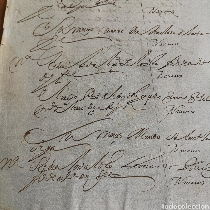 Manuscritos antiguos: Documento de junio 1645, creo que de Sevilla. Leonardo D&iacute;ez ? - Foto 6