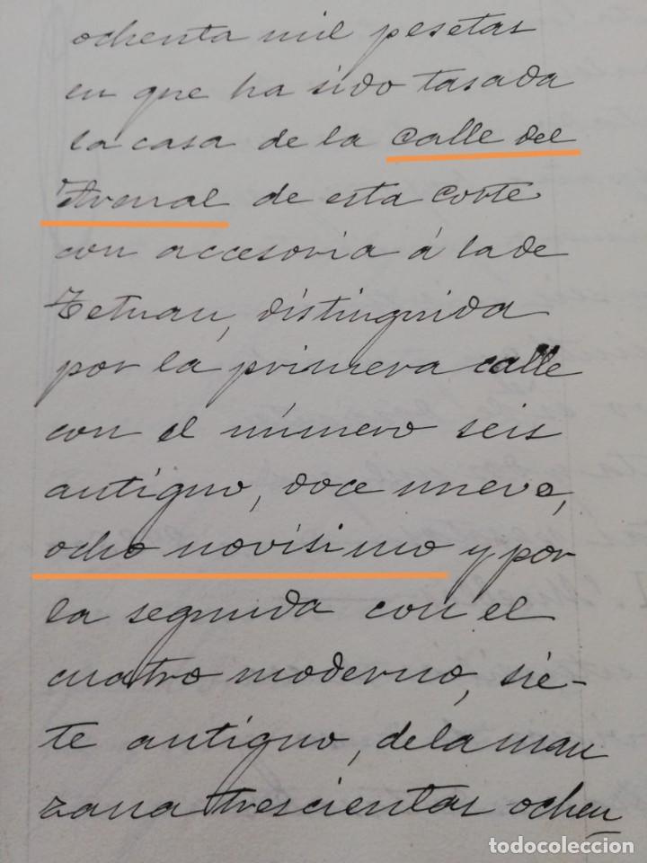 Manuscritos antiguos: 1905 Carlos Prast (Pte. Camara Comercio) - Edificio C/ Arenal 8 (Casa Ratoncito Perez) - Foto 11