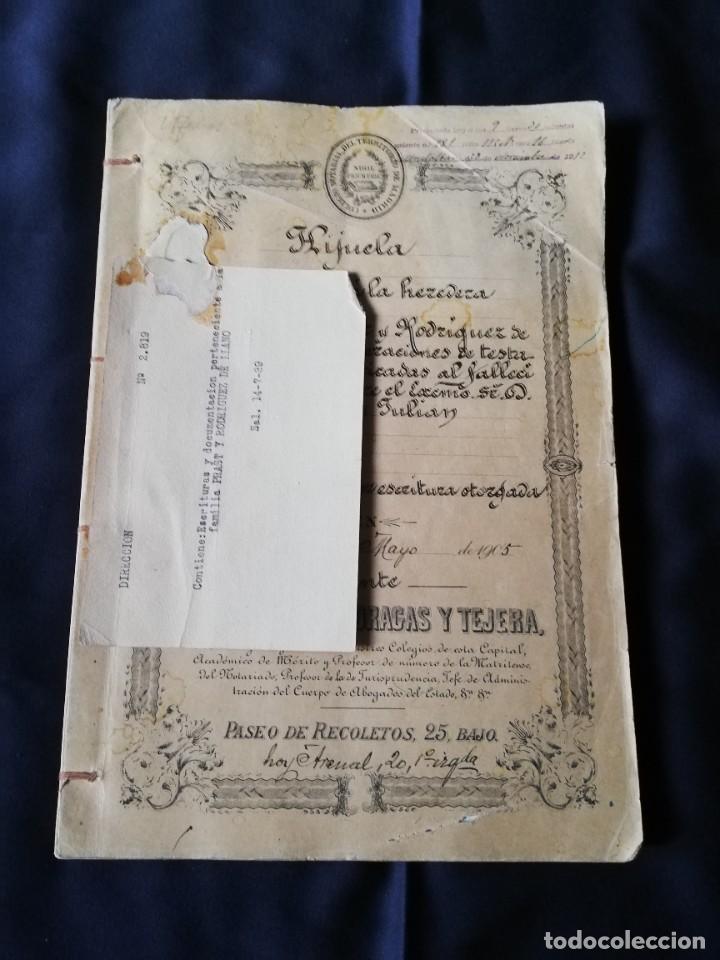 Manuscritos antiguos: 1905 Carlos Prast (Pte. Camara Comercio) - Edificio C/ Arenal 8 (Casa Ratoncito Perez) - Foto 2