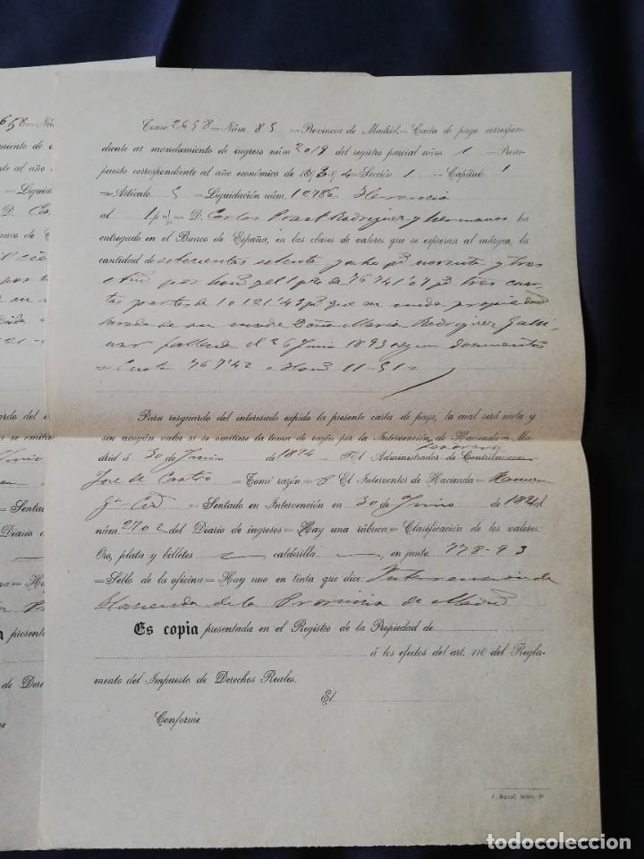 Manuscritos antiguos: 1905 Carlos Prast (Pte. Camara Comercio) - Edificio C/ Arenal 8 (Casa Ratoncito Perez) - Foto 15