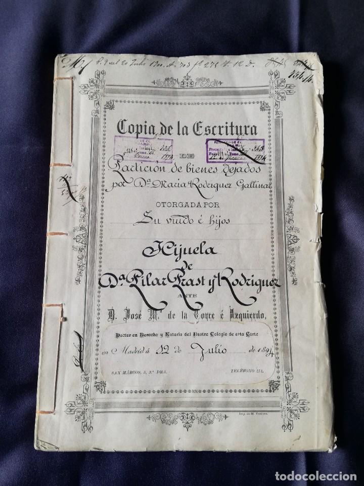 Manuscritos antiguos: 1905 Carlos Prast (Pte. Camara Comercio) - Edificio C/ Arenal 8 (Casa Ratoncito Perez) - Foto 20