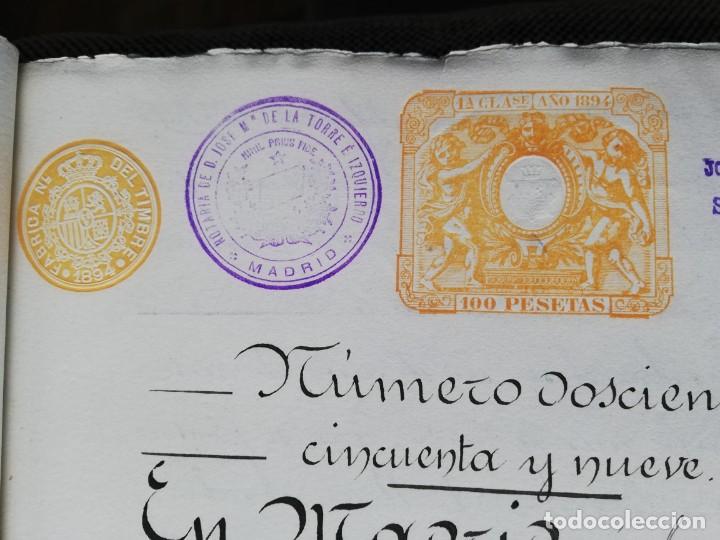 Manuscritos antiguos: 1905 Carlos Prast (Pte. Camara Comercio) - Edificio C/ Arenal 8 (Casa Ratoncito Perez) - Foto 23