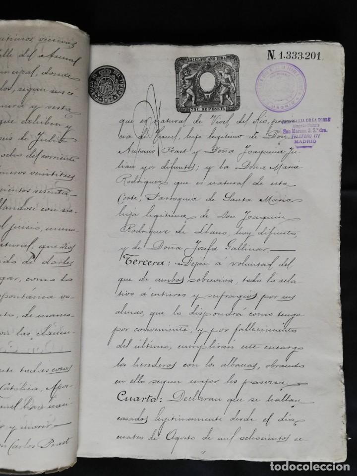 Manuscritos antiguos: 1905 Carlos Prast (Pte. Camara Comercio) - Edificio C/ Arenal 8 (Casa Ratoncito Perez) - Foto 28