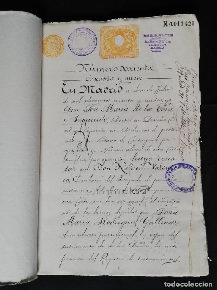Manuscritos antiguos: 1905 Carlos Prast (Pte. Camara Comercio) - Edificio C/ Arenal 8 (Casa Ratoncito Perez) - Foto 22