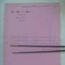 Manuscritos antiguos: NOTARIO MARIANO DE SOTA : COPIA ESCRITURA COMPRA-VENTA FINCA . SEVILLA, 1929. MANUSCRITO, 10 FOLIOS. Lote 313738578