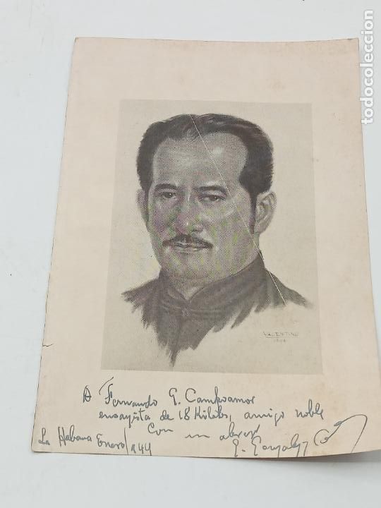Manuscrits anciens: SIGNED, AUTOGRAPH, FIRMA. ESCRITOR COLOMBIANO GREGORIO GONZALEZ GUTIERREZ. VER