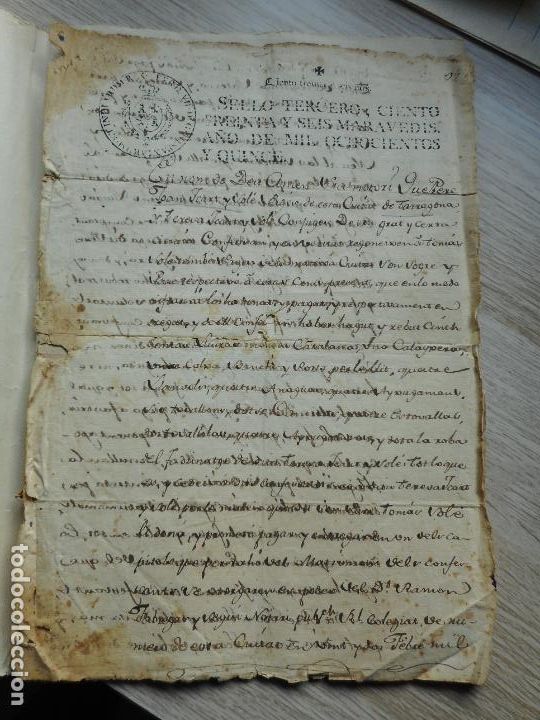 Manuscrits anciens: ANTIGUO MANUSCRITO CATALAN.PERE JOAN ICART SOLER.TARRAGONA 1810-1815