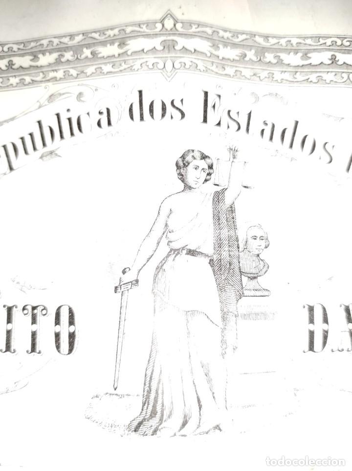 Manuscritos antiguos: 1.894 DIPLOMA MANUSCRITO - Foto 3