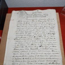 Manuscritos antiguos: CARLOS III 1800 SELLO CUARTO VEINTE MARAVEDIS LUGO. Lote 317192133
