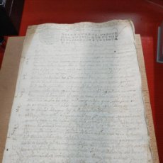 Manuscritos antiguos: FELIPE V 1736 SELLO CUARTO VEINTE MARAVEDIS LUGO VARIOS FOLIOS. Lote 317194013