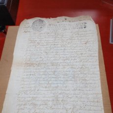Manuscritos antiguos: FELIPE V 1729 SELLO CUARTO VEINTE MARAVEDIS LUGO. Lote 317194438