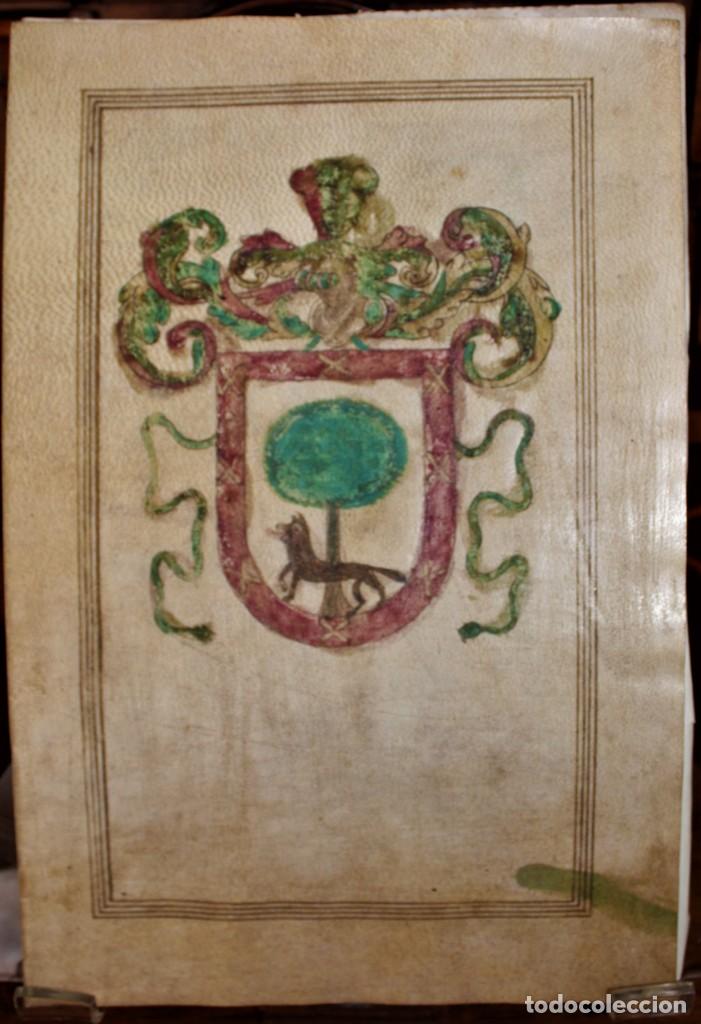 Manuscritos antiguos: EJECUTORIA-DOCUMENTO : EL YLUSTRE Y ANTIGUO LINAJE Y APELLIDO DE LAS ROZAS Y CAXIGAL