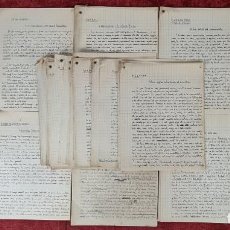 Manuscritos antiguos: LOTE DE MANUSCRITOS ORIGINALES DE PERE ELIAS I BUSQUETA. FIRMADOS. 1934/1936.