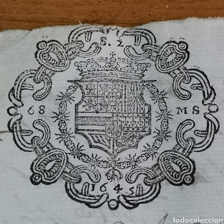 Manuscritos antiguos: Documento de 1645 El Villar de Corneja, &Aacute;vila, Castilla y Le&oacute;n - Foto 5