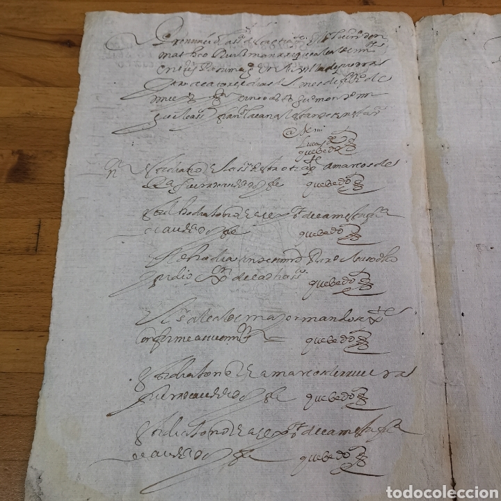 Manuscritos antiguos: Documento de 1645 El Villar de Corneja, &Aacute;vila, Castilla y Le&oacute;n - Foto 6