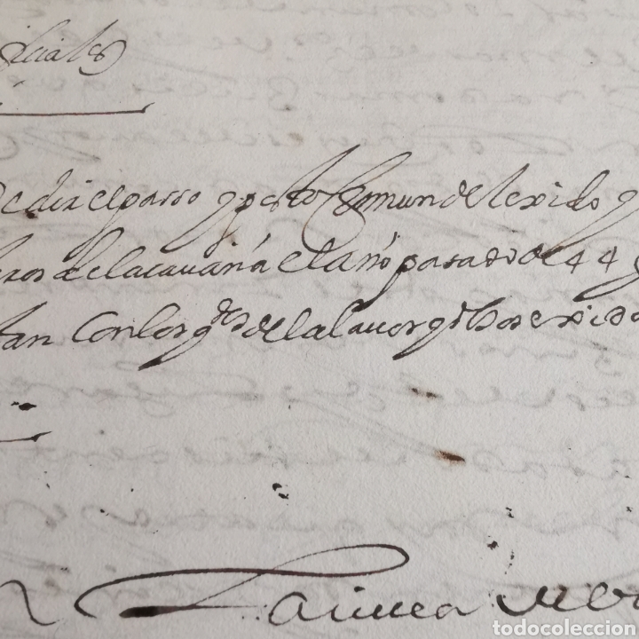 Manuscritos antiguos: Documento de 1645 en Magan, Toledo. - Foto 2