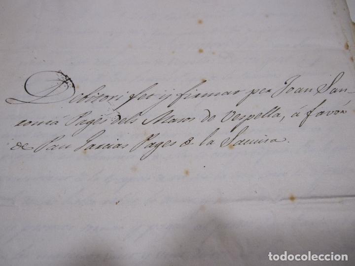 Manuscritos antiguos: CARPETILLA DOCUMENTOS LA SECUITA,VALLS, 1850 Y 1866 - Foto 7