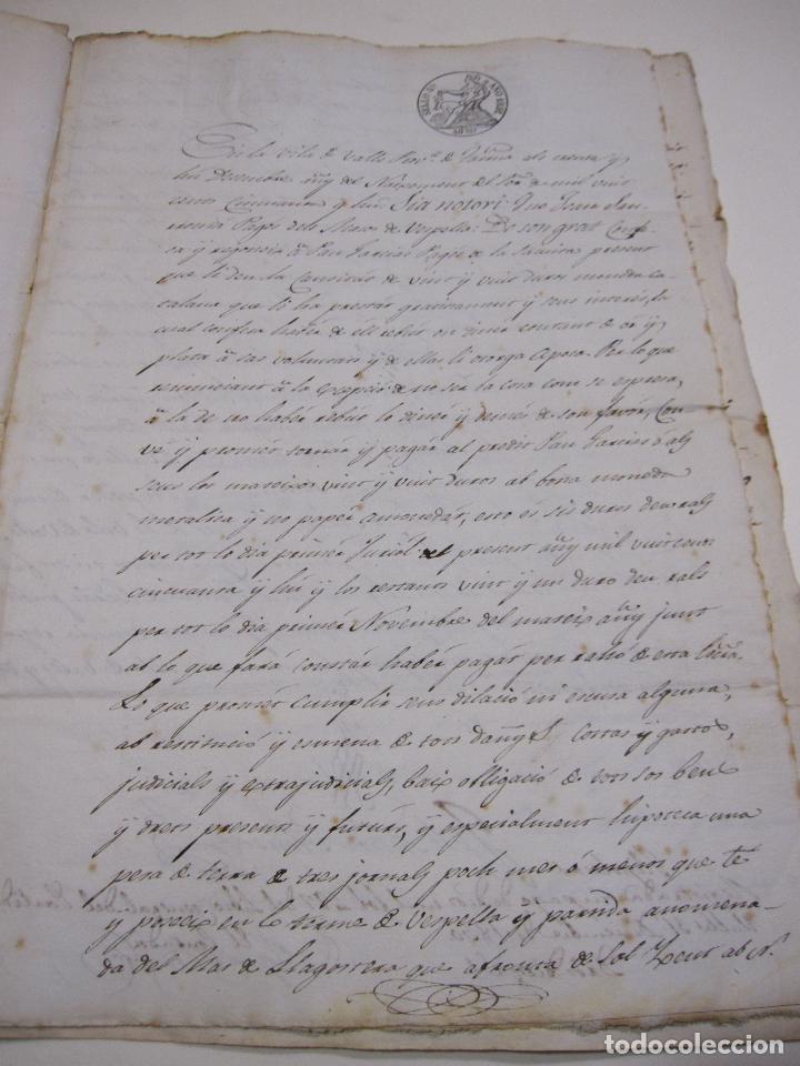 Manuscritos antiguos: CARPETILLA DOCUMENTOS LA SECUITA,VALLS, 1850 Y 1866 - Foto 8
