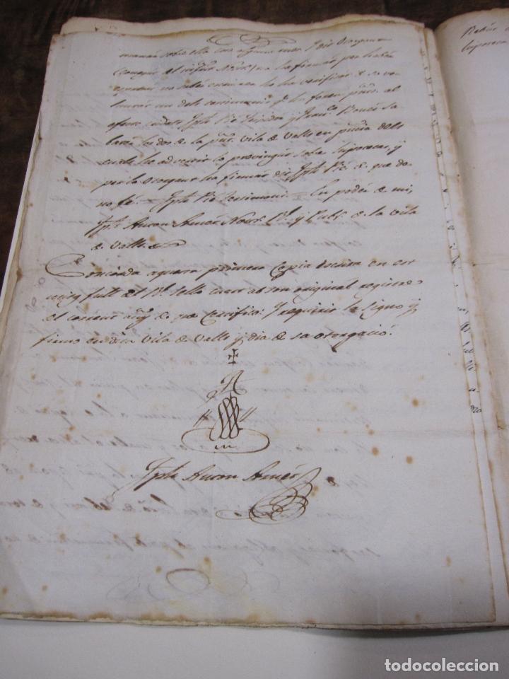 Manuscritos antiguos: CARPETILLA DOCUMENTOS LA SECUITA,VALLS, 1850 Y 1866 - Foto 11