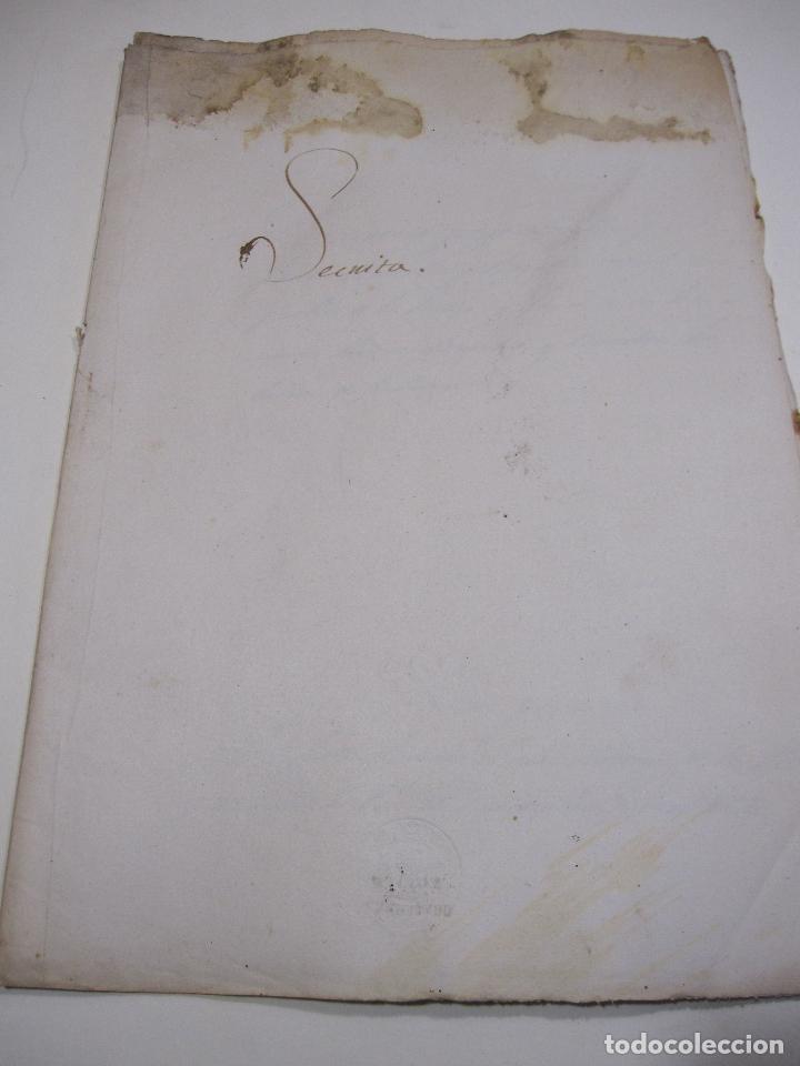Manuscritos antiguos: CARPETILLA DOCUMENTOS LA SECUITA,VALLS, 1850 Y 1866 - Foto 1