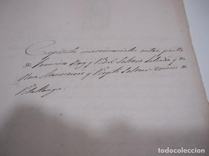 Manuscritos antiguos: CARPETILLA DOCUMENTOS VILALLONGA DEL CAMP, VALLS, 1859, 1866, 1867 - Foto 3