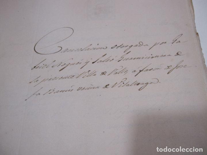 Manuscritos antiguos: CARPETILLA DOCUMENTOS VILALLONGA DEL CAMP, VALLS, 1859, 1866, 1867 - Foto 7