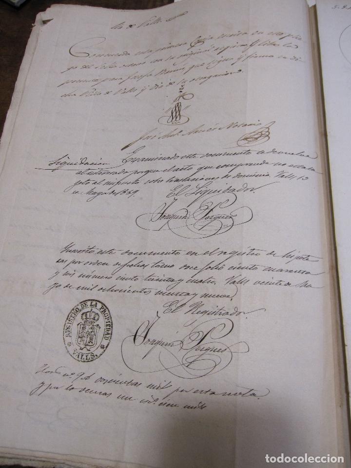 Manuscritos antiguos: CARPETILLA DOCUMENTOS VILALLONGA DEL CAMP, VALLS, 1859, 1866, 1867 - Foto 10