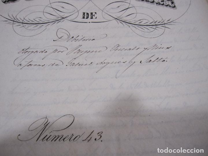 Manuscritos antiguos: CARPETILLA DOCUMENTOS VILALLONGA DEL CAMP, VALLS, 1859, 1866, 1867 - Foto 12
