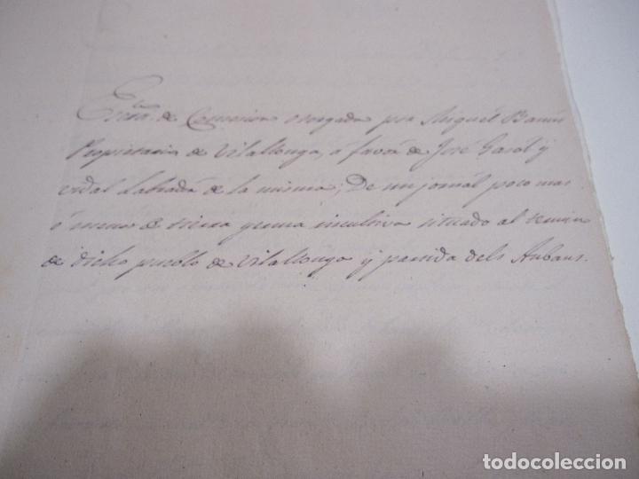 Manuscritos antiguos: CARPETILLA DOCUMENTOS VILALLONGA DEL CAMP, VALLS, 1859, 1866, 1867 - Foto 17