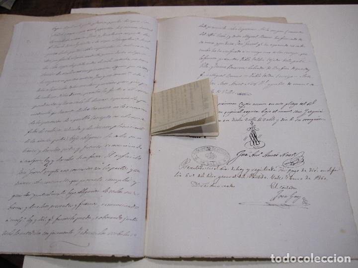 Manuscritos antiguos: CARPETILLA DOCUMENTOS VILALLONGA DEL CAMP, VALLS, 1859, 1866, 1867 - Foto 19