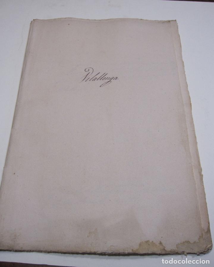 Manuscritos antiguos: CARPETILLA DOCUMENTOS VILALLONGA DEL CAMP, VALLS, 1859, 1866, 1867 - Foto 1
