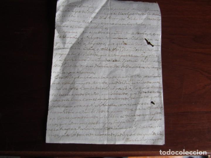 Manuscrits anciens: CARTA MANUSCRITA DE UN PARIENTE AMIGO SOBRE DINERO ,NOBIEMBRE 19 DEL 1790 CALAHORRA