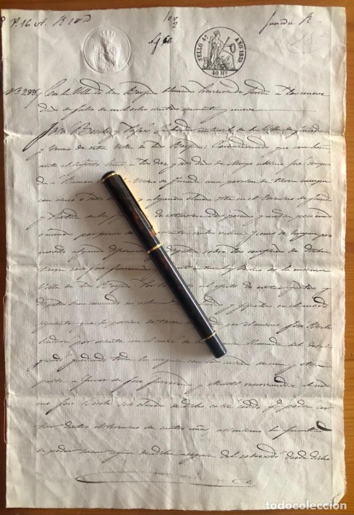 Manuscritos antiguos: BORJAS BLANCAS- LLEIDA- JOSE BOSCH- JUNEDA- MANUSCRITO 1859 - Foto 1