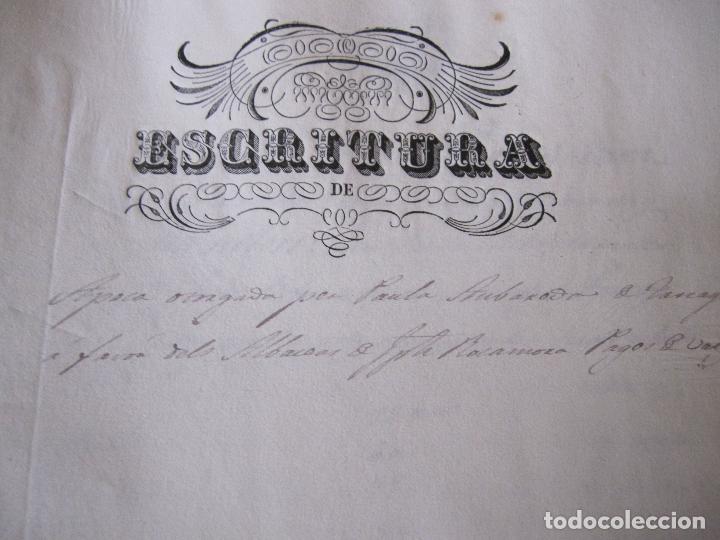 Manuscritos antiguos: LOTE DE 37 DOCUMENTOS DE VALLS (TARRAGONA) DE 1850 A 1867 - Foto 7