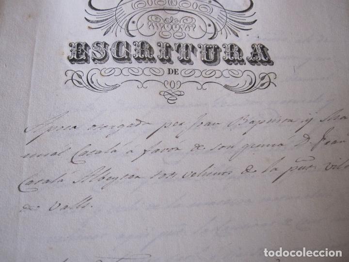 Manuscritos antiguos: LOTE DE 37 DOCUMENTOS DE VALLS (TARRAGONA) DE 1850 A 1867 - Foto 8