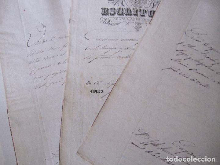 Manuscritos antiguos: LOTE DE 37 DOCUMENTOS DE VALLS (TARRAGONA) DE 1850 A 1867 - Foto 11