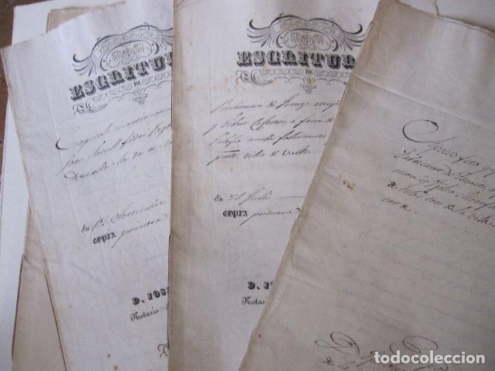 Manuscritos antiguos: LOTE DE 37 DOCUMENTOS DE VALLS (TARRAGONA) DE 1850 A 1867 - Foto 12