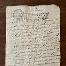 Manuscritos antiguos: AÑO 1745. CALATAYUD. PERMUTA DE UNA CASA EN LA CUESTA DE STA. ANA.. Lote 325010103